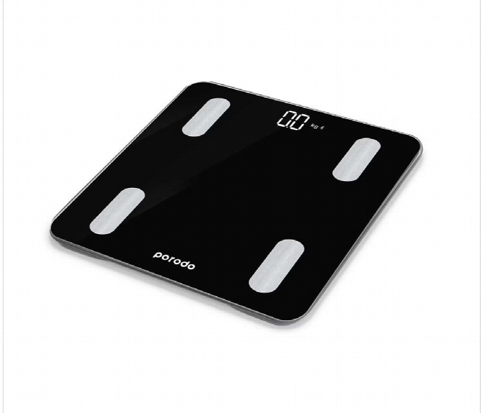 Porodo Full Body Smart Scale Black - Zoom Image 2