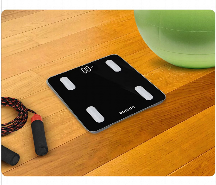 Porodo Full Body Smart Scale Black - Zoom Image 5