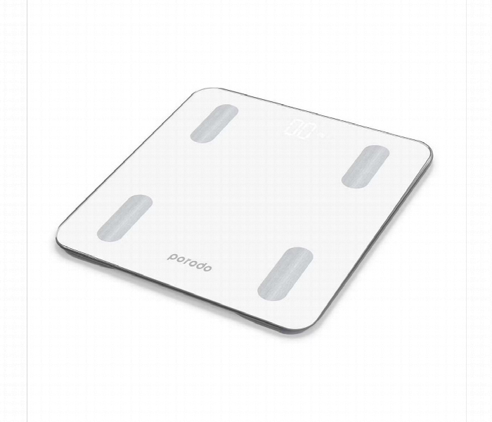 Porodo Full Body Smart Scale White - Zoom Image 2