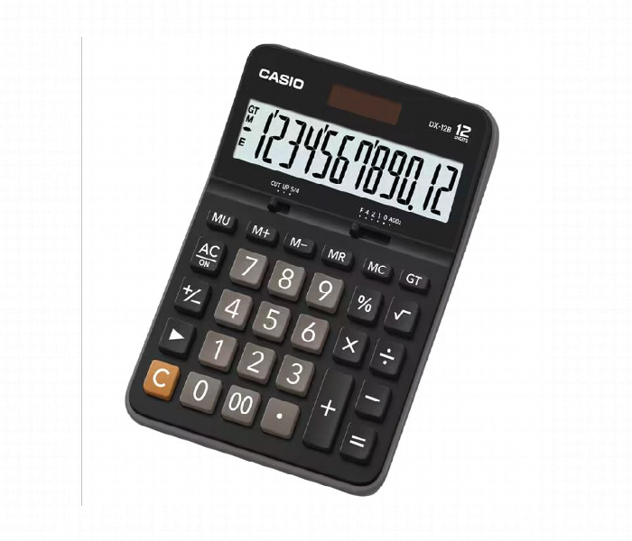 Casio Basic Calculators Mini Desk Type Mx 12B - Zoom Image
