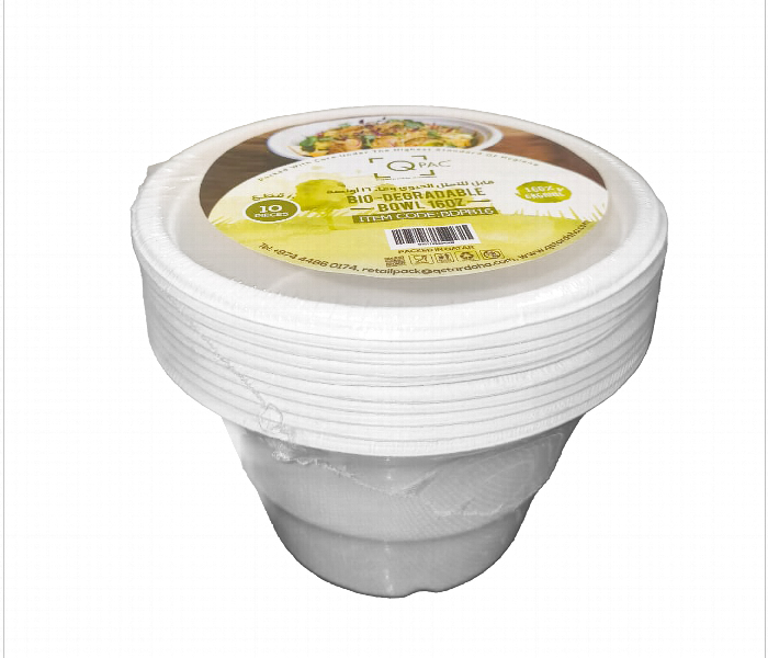 Q Pac Bio Degradable 16 Oz 1X10 Pieces  Bd16Ozx10 - Zoom Image