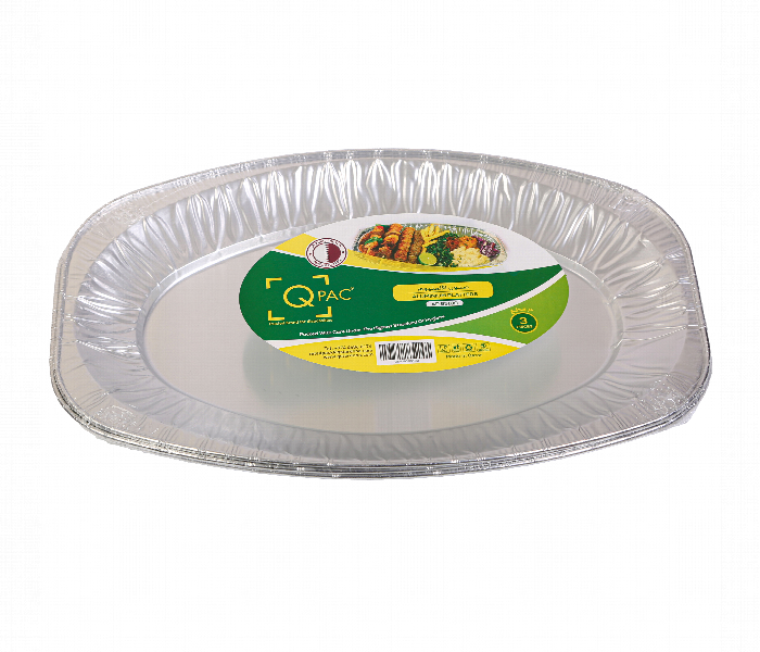 Q Pac Aluminium Platters 65180 1X3 Pieces  Ap65180 3 Qp1 - Zoom Image