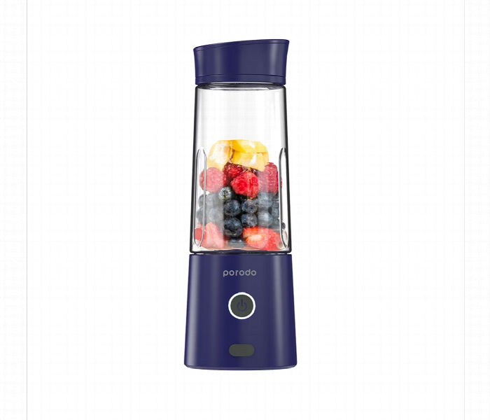 Porodo Lifestyle 6 Blade Portable Juicer 400Ml 126W Blue - Zoom Image 1