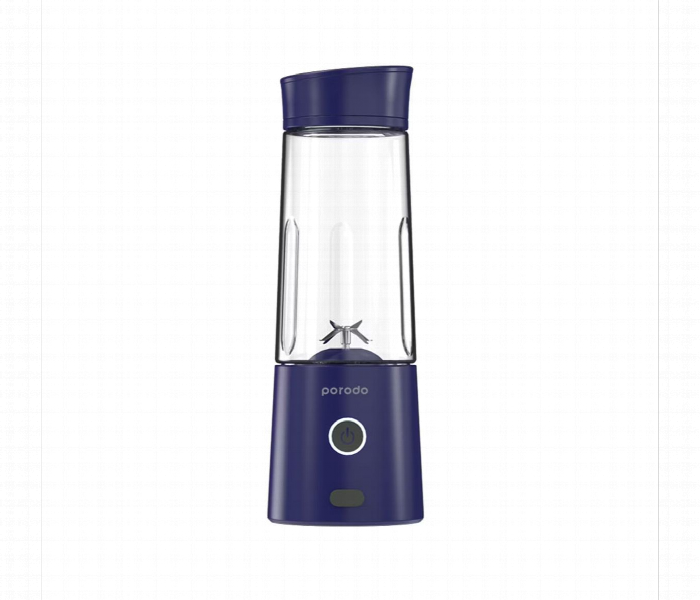 Porodo Lifestyle 6 Blade Portable Juicer 400Ml 126W Blue - Zoom Image 2