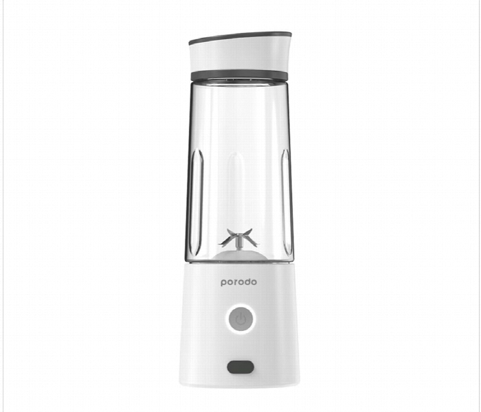 Porodo Lifestyle 6 Blade Portable Juicer 400Ml 126W White - Zoom Image 2