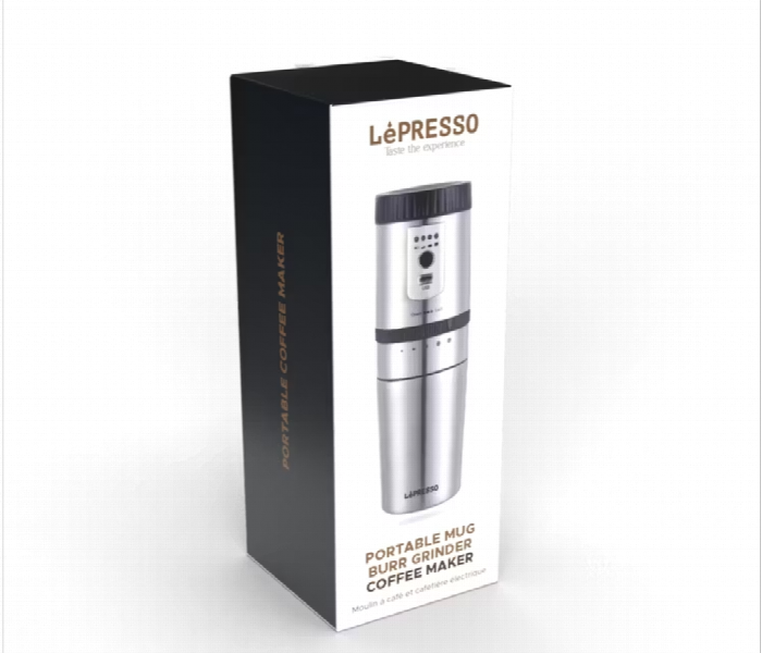 Lepresso Portable Mini Grinding And Coffee Maker With Stainless Steel Mug - Zoom Image 4