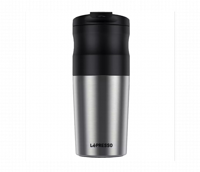 Lepresso Portable Mini Coffee Maker With Grinder And Stainless Steel Mug - Zoom Image 1