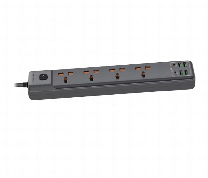 Green Lion Power Socket 4 Usb A And 2 Type C Port Gray - Zoom Image 4