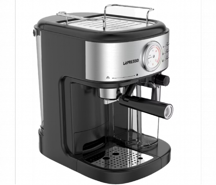 Lepresso Coffee Machine 20 Bar Powerful Pressure Pump With Capsule Filter And Funnel - Zoom Image 2