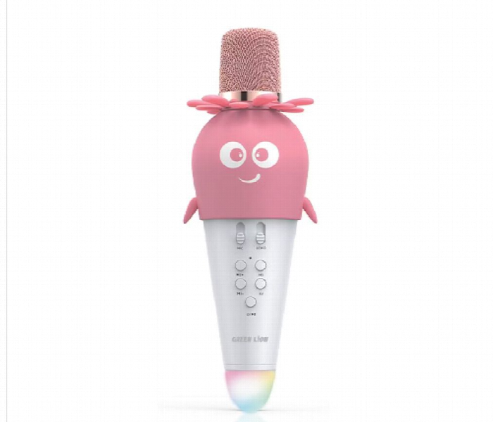 Green Lion Kids Karaoke Microphone Pink - Zoom Image 1