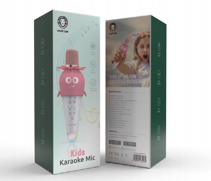 Green Lion Kids Karaoke Microphone Pink - Zoom Image 2