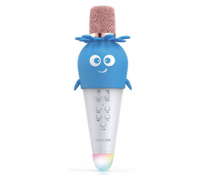 Green Lion Kids Karaoke Microphone Blue - Zoom Image 1