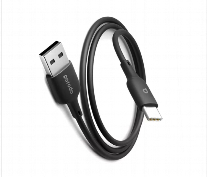 Porodo Blue Pvc Type C Cable 1M3.2Ft Usb A To Type C - Zoom Image 2