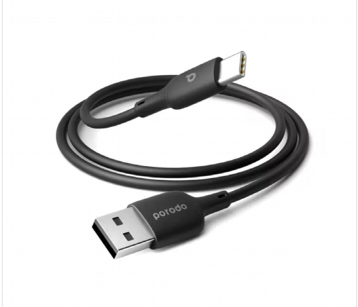 Porodo Blue Pvc Type C Cable 1M3.2Ft Usb A To Type C - Zoom Image 1