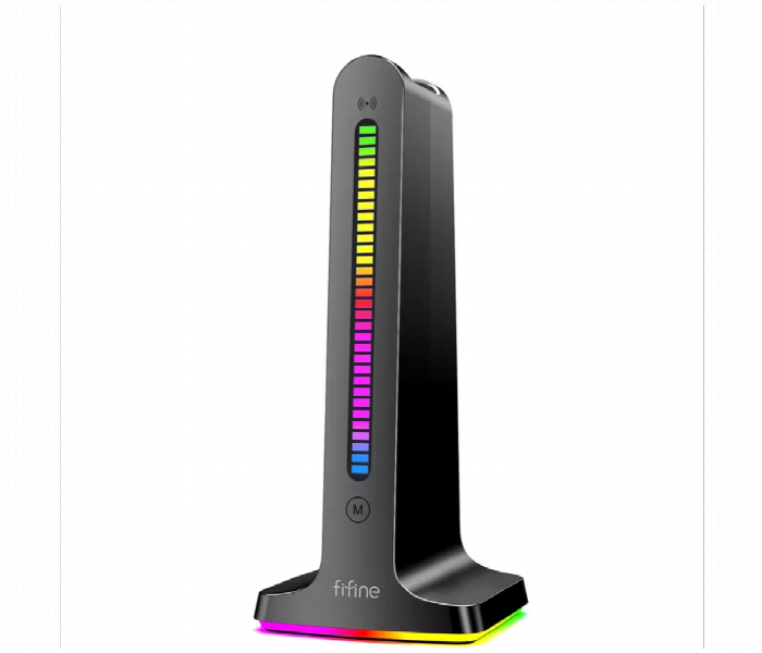 Porodo Gaming Rgb Dynamic Sound Lighting Headphone Stand With Cable Storage - Zoom Image 2
