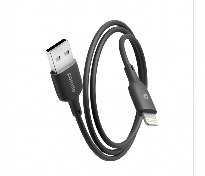 Porodo Blue Pvc Lightning Cable 1M 3.2Ft Usb A To Lightning - Zoom Image 2