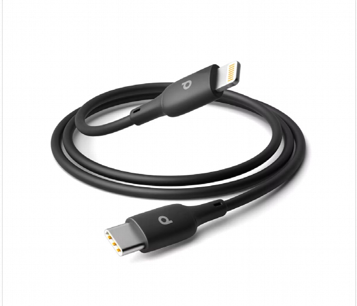 Porodo Blue Pvc Type C To Lightning Cable 1M 20W Black - Zoom Image 1