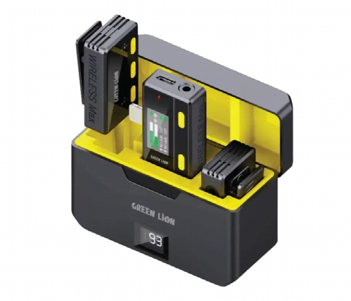 Green Lion Wireless Microphone With Remote Control And Lightning Connector - Zoom Image 1