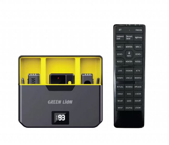 Green Lion Wireless Microphone With Remote Control And Lightning Connector - Zoom Image 4