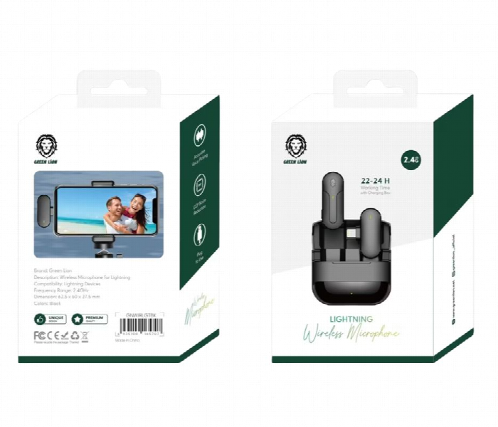 Green Lion Wireless Microphone Lightning Connector - Zoom Image 4