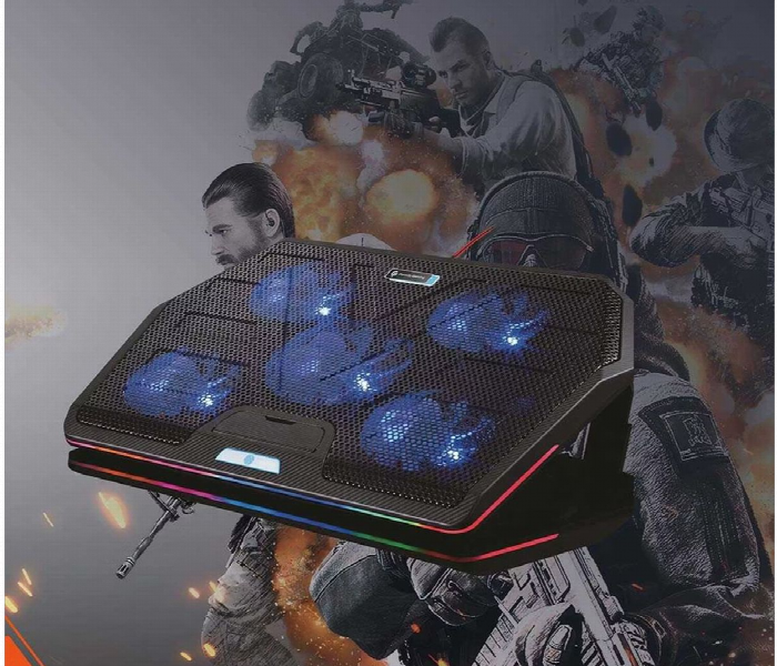 Porodo Gaming Cooling Pad With Multi Fan - Zoom Image 4
