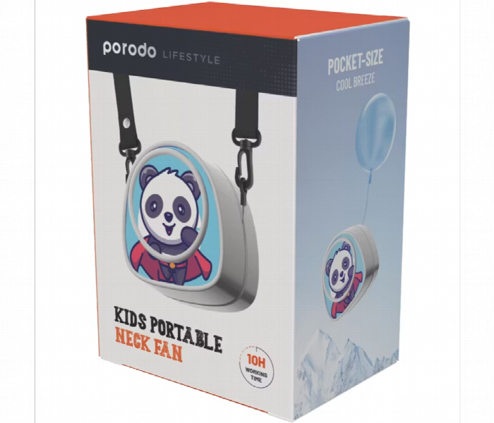 Porodo Lifestyle Kids Portable Neck Fan Blue - Zoom Image 4