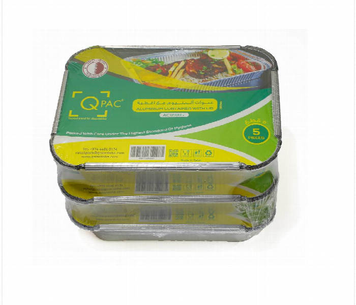 Q Pac Aluminium Container 83185 Offer Pack 5X3 Packet  Proac83185 - Zoom Image