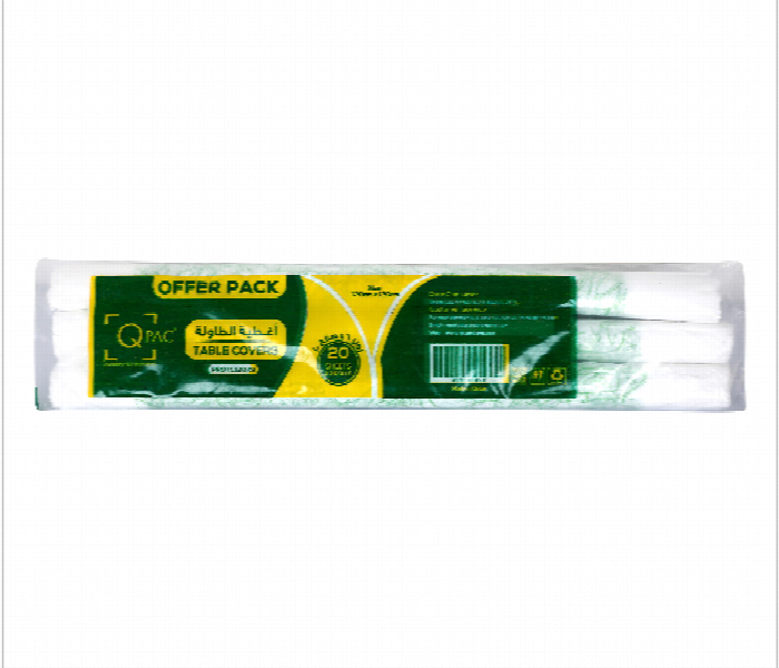 Q Pac Table Cover 120 X 120 Offer Pack 20 X 3 Packet   Protc120120X3 - Zoom Image