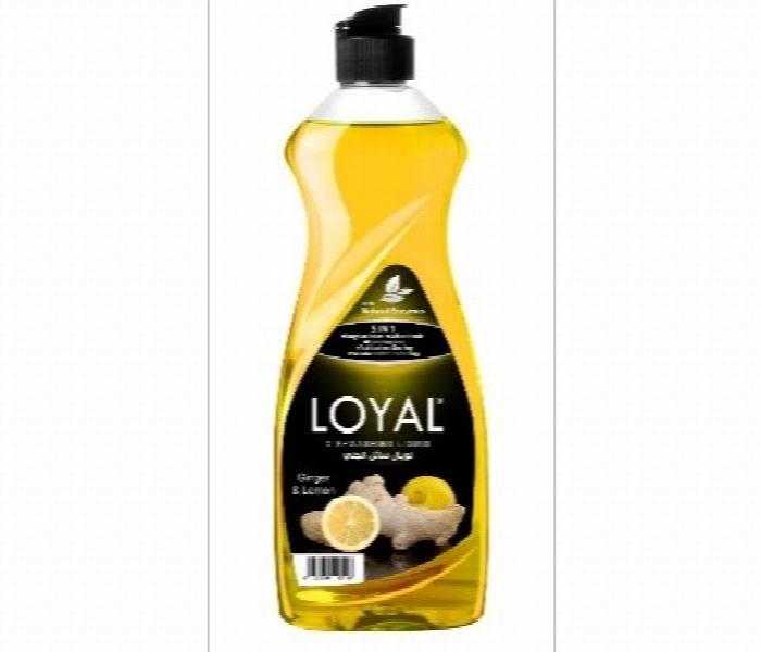 Loyal Dishwashing  Liquid Ginger And Lemon 400 Ml Yellow - Zoom Image