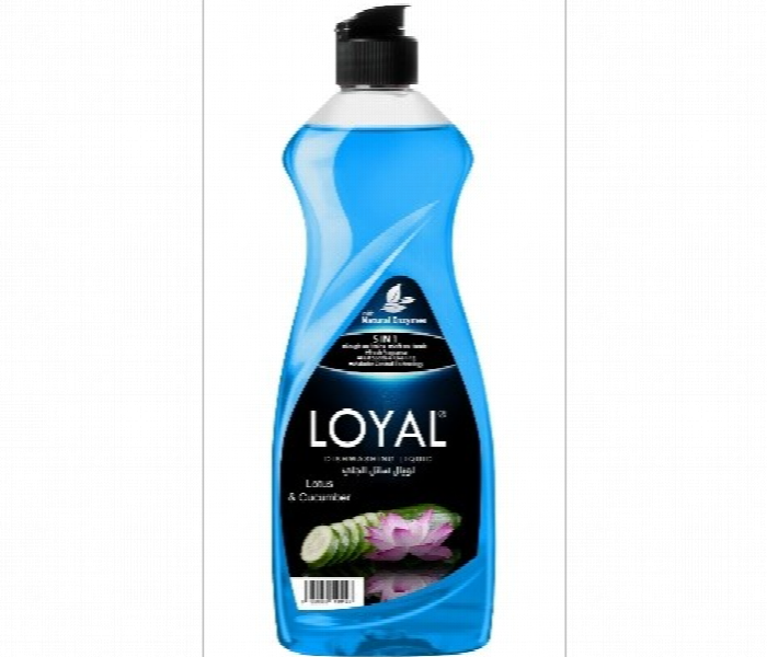 Loyal Dishwashing  Liquid Lotus And Cucumber 400Ml Blue - Zoom Image