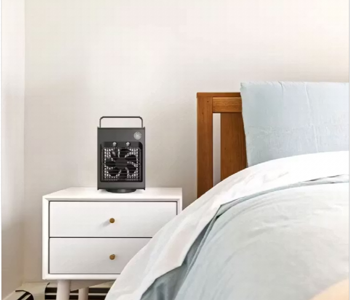 Porodo Lifestyle Misting Air Cooling Fan Black - Zoom Image 3