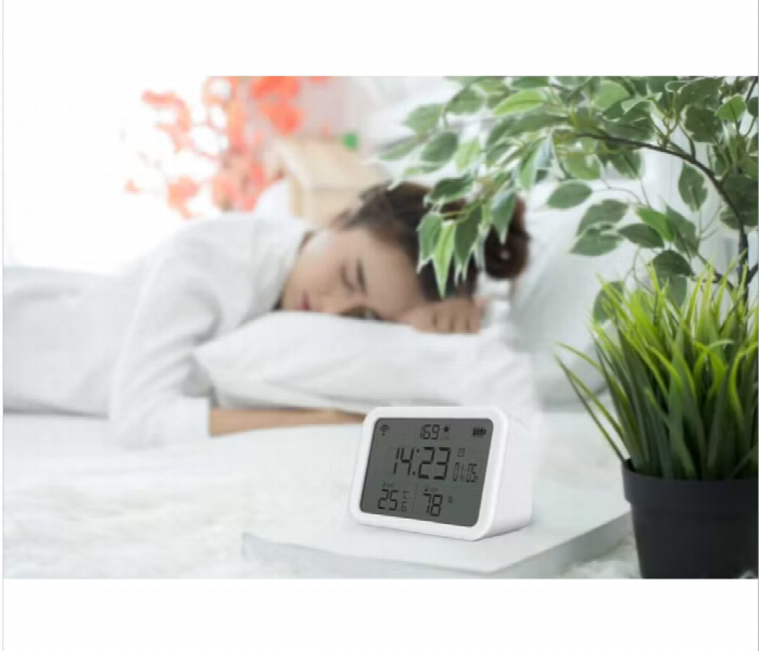 Porodo Lifestyle Wifi Smart Clock Ambience Sensor - Zoom Image 2