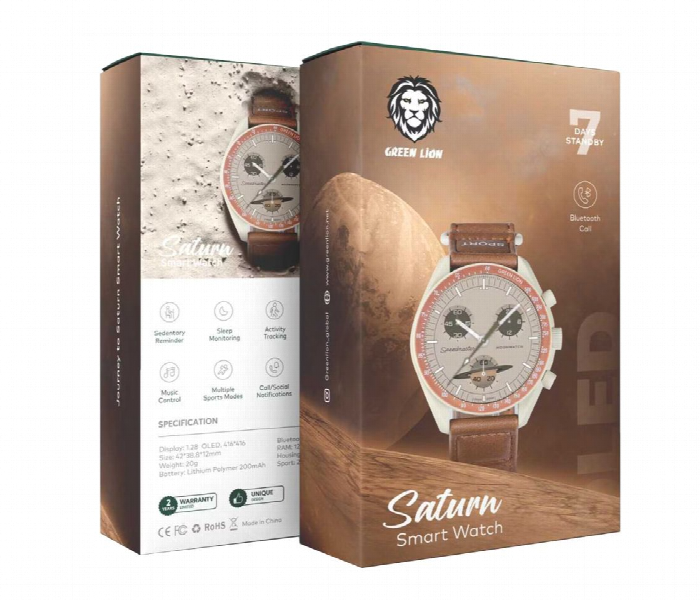 Green Lion Saturn Smart Watch Oled Display - Zoom Image 1