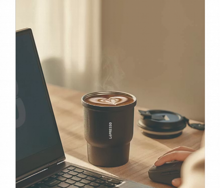 Lepresso Insulated Tumbler Hot And  Cold Drinks Black - Zoom Image 2