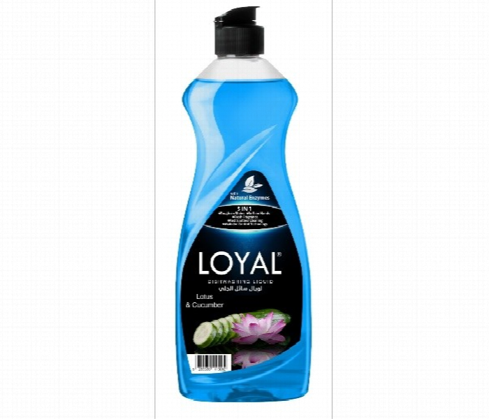 Loyal Dishwashing  Liquid Lotus And Cucumber 700Ml Blue - Zoom Image