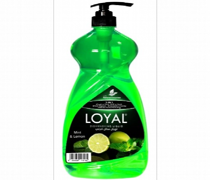 Loyal Dishwashing  Liquid Mint And Lemon 1500Ml Green - Zoom Image