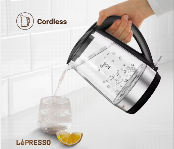 Lepresso 360 Transparent Quick Boil Glass Kettle - Zoom Image 2