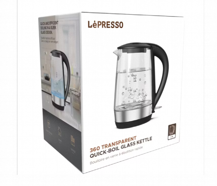 Lepresso 360 Transparent Quick Boil Glass Kettle - Zoom Image 4