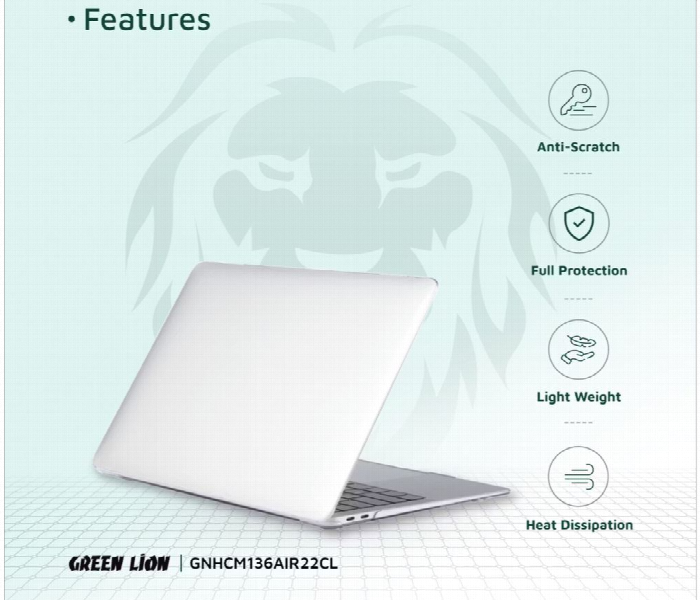 Green Lion Ultra Slim Hard Shell Case 2.0Mm For Macbook Air 13.6Inch 2022 M2 - Zoom Image 2