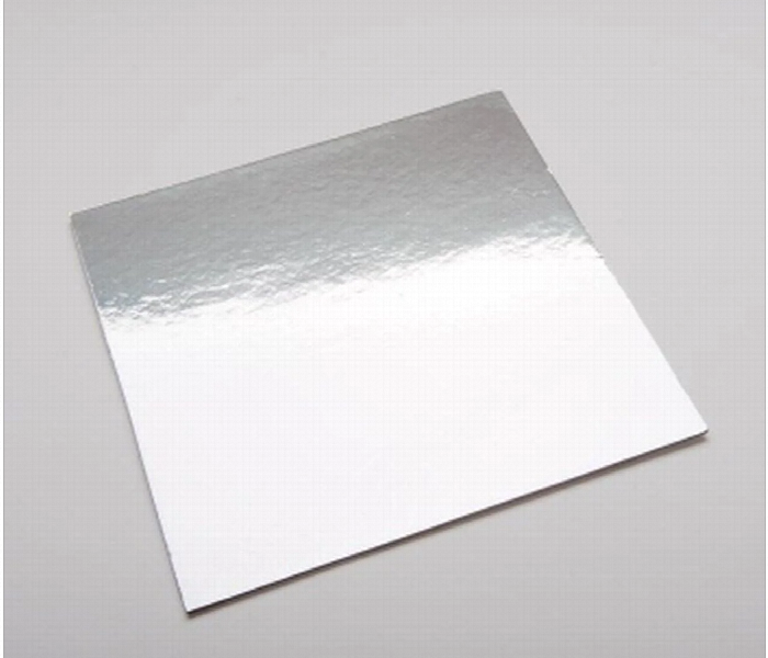 Q Pac Cake Board Rectangle 25Cmx25Cm Silver 10 Pieces  Cbr10 - Zoom Image