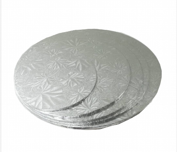 Q Pac Cake Board Round 9 Inch Silver 10 Pieces  Cbrs10 - Zoom Image
