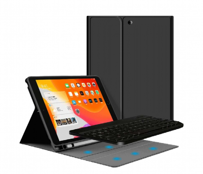 Green Lion Premium Leather Case With Wireless Keyboard For Ipad 10.9Inch  2020 - Zoom Image 1