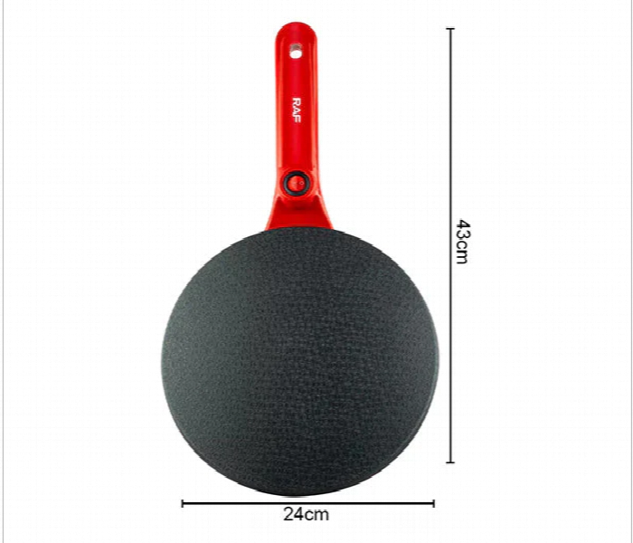 Raf Electric Crepe Maker 650W Non Stick Griddle For Pancakes Roti Omelette Fast Heating Breakfast Cooker - Zoom Image 2