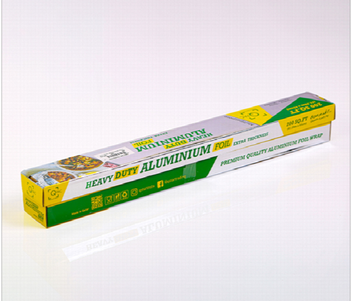 Q Pac Aluminium Foil 45 Cm 37.5 Sq Ft 1X2 Packet   Proq45Af37X2 - Zoom Image