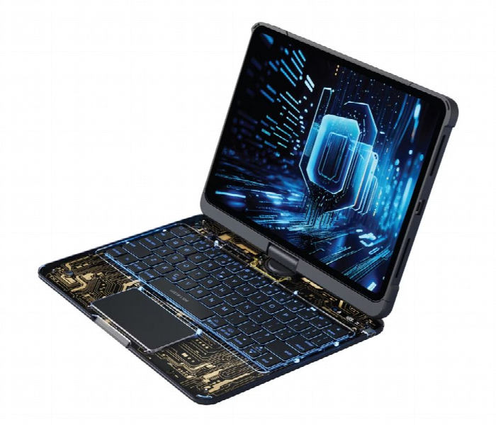 Green Lion Transparent Magic Keyboard Case For Ipad Pro 12.9 Inch Black - Zoom Image