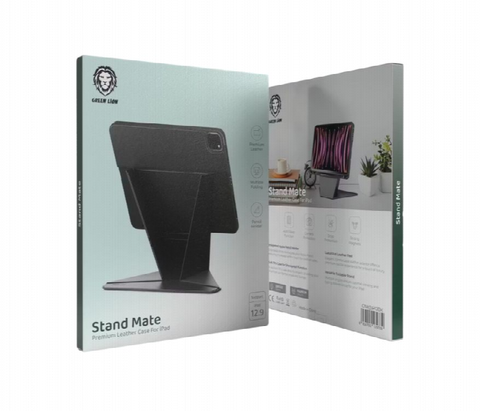 Green Lion Stand Mate Premium Leather Case For Ipad 12.9 Inch - Zoom Image 2