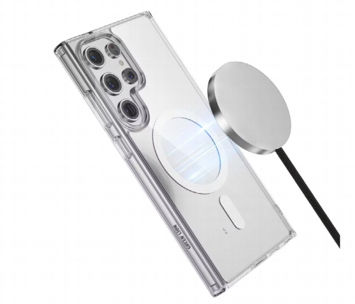 Green Lion Magsafe Crystal Case For Samsung Galaxy S24 Ultra - Zoom Image 2