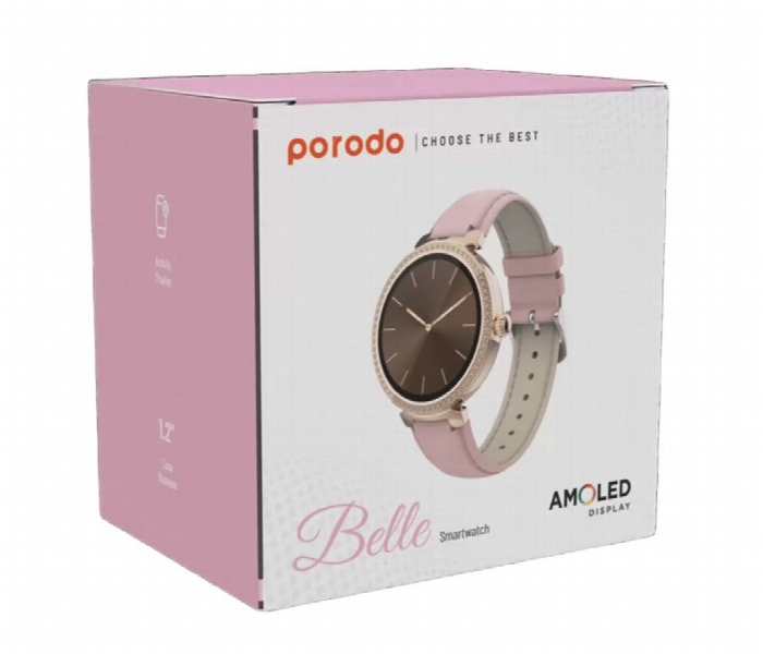 Porodo Belle Smart Watch  Pink With Amoled Display - Zoom Image 2