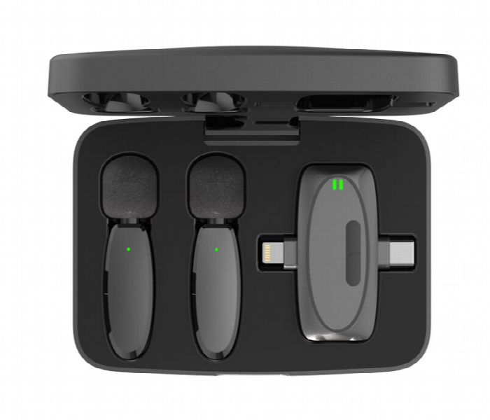 Porodo Wireless Lavalier Microphone And Charging Case - Zoom Image 3
