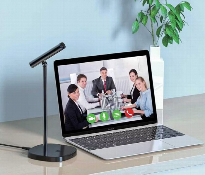 Porodo Desktop Tiltable Usb Microphone With Usb C Data Cable Black - Zoom Image 2